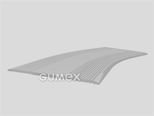 "I" Silikonprofil, 2x80/28mm, 60°ShA, -60°C/+180°C, transparent, 